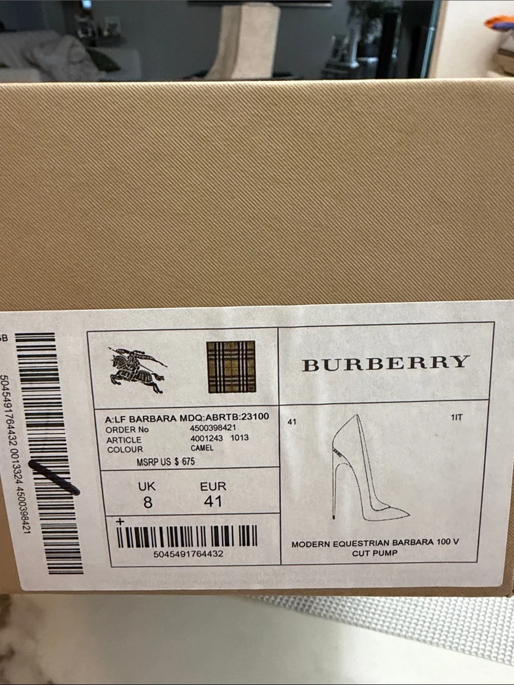 Burberry Animal Print Heels